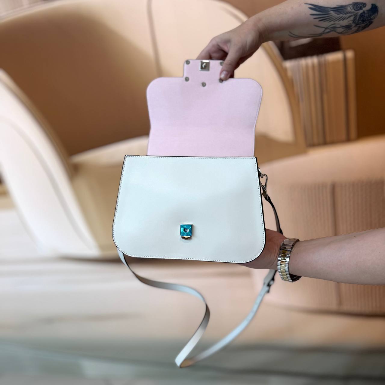 Сумка Cromia 1406060 GHIACCIO