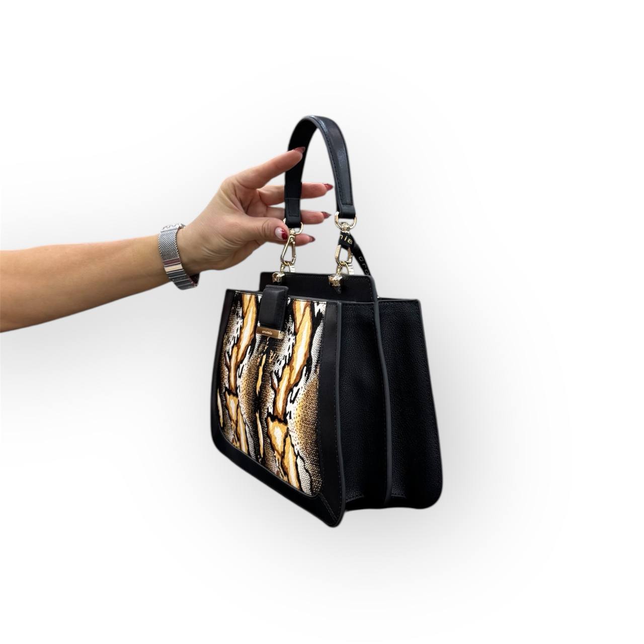 Сумка Cromia 1406146 NERO MANDORLA Сумка Cromia 1406146 NERO MANDORLA