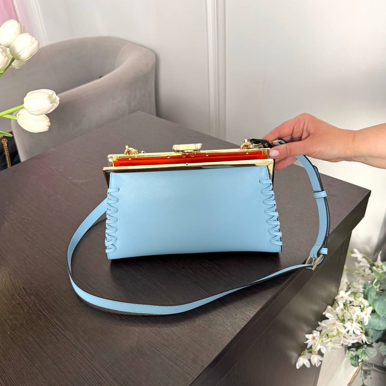 Сумка Cromia 1406001 AZZURRO Сумка Cromia 1406001 AZZURRO