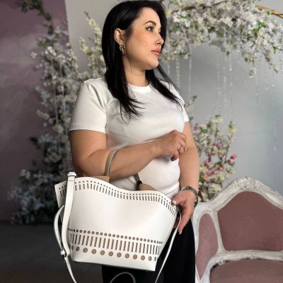 Сумка Cromia 1406005 BIANCO Сумка Cromia 1406005 BIANCO