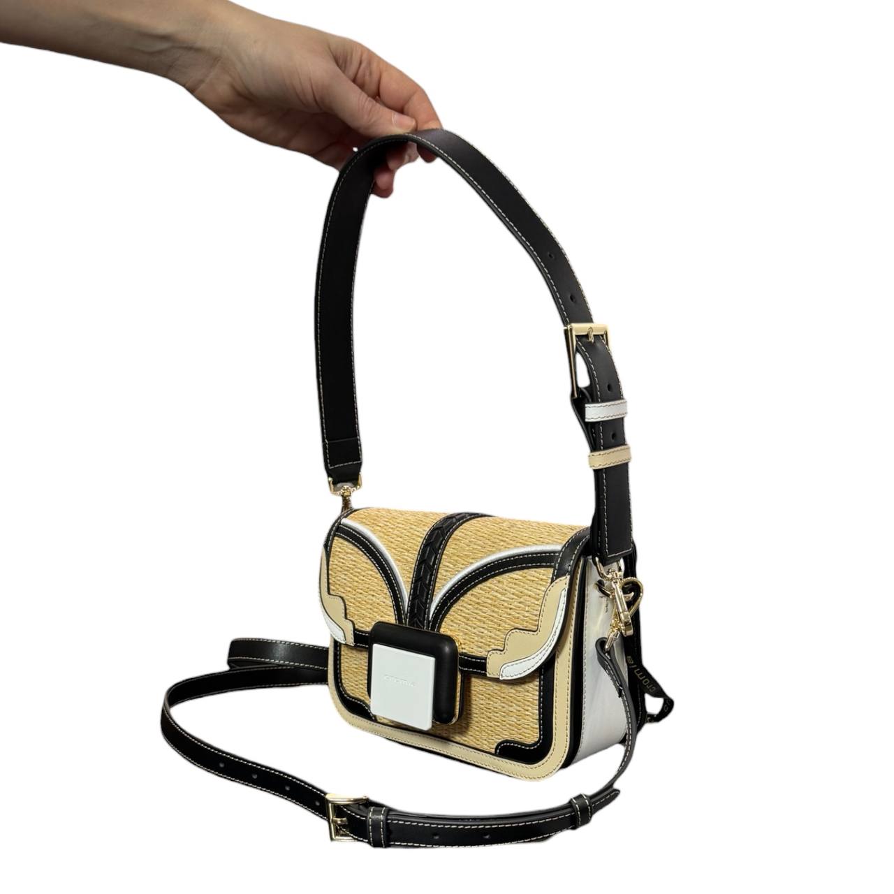 Сумка Cromia 1406256 NERO-BIANCO