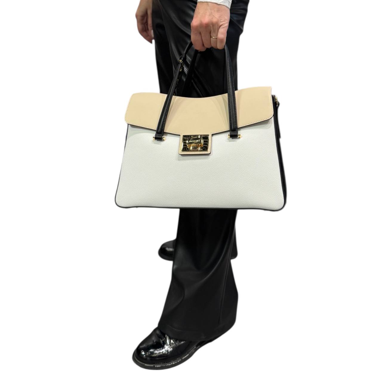 Сумка Cromia 1406306 BIANCO-NERO