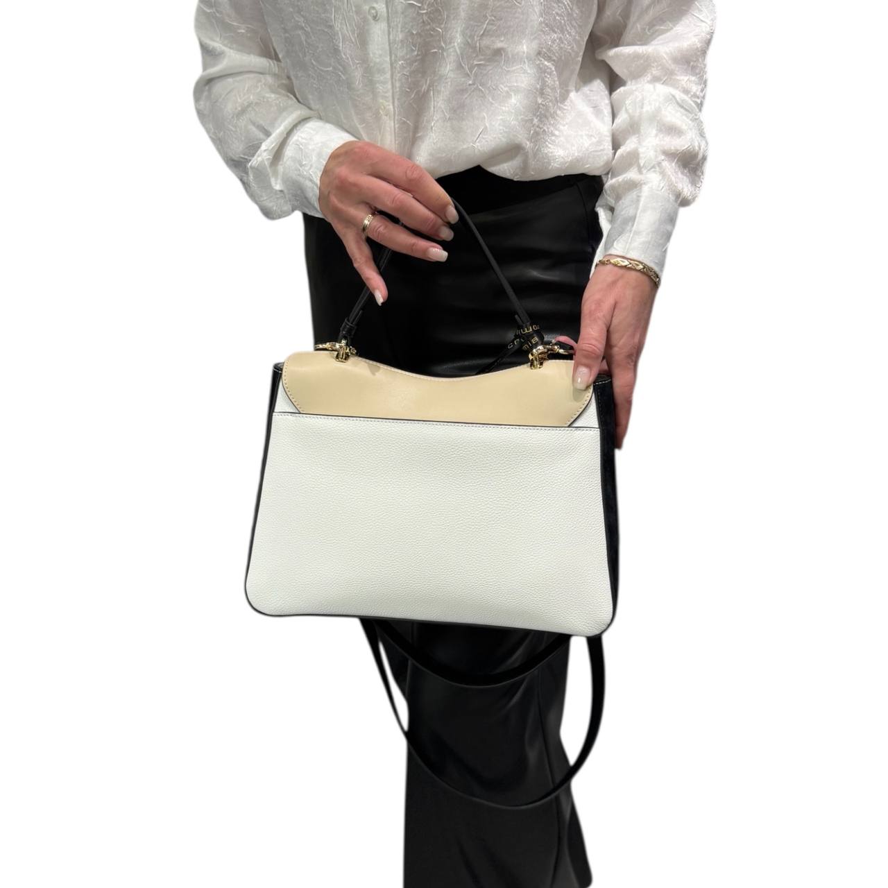 Сумка Cromia 1406307 BIANCO-NERO