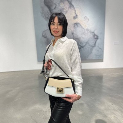 Сумка Cromia 1406309 BIANCO-NERO