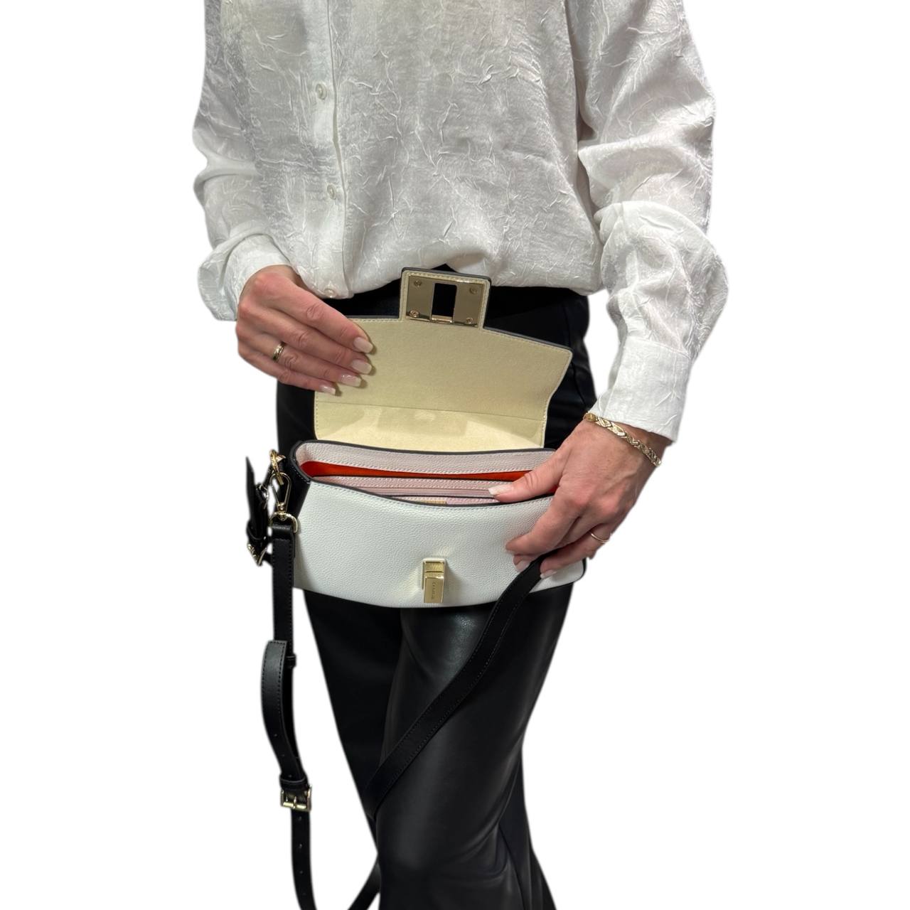 Сумка Cromia 1406309 BIANCO-NERO