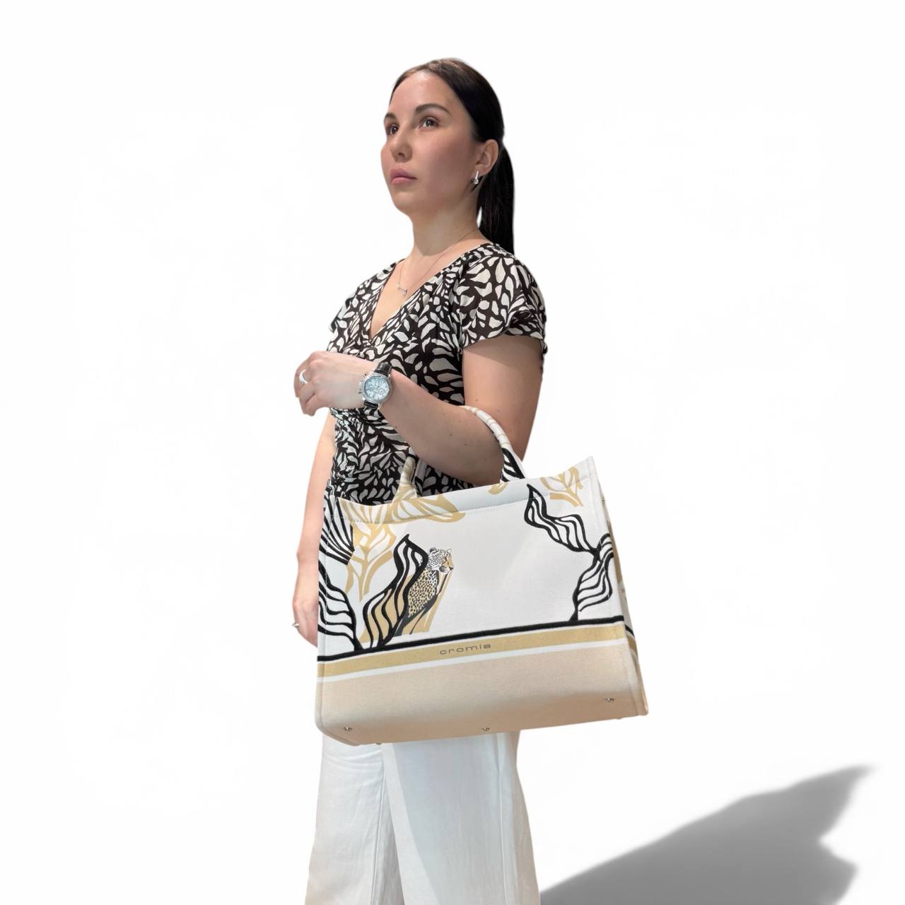 Сумка Cromia 1406311 BIANCO-NERO Сумка Cromia 1406311 BIANCO-NERO